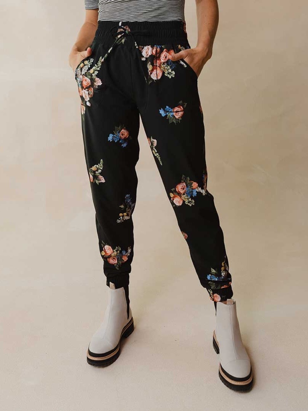 Albion Fit Destination jogger rose black sz med